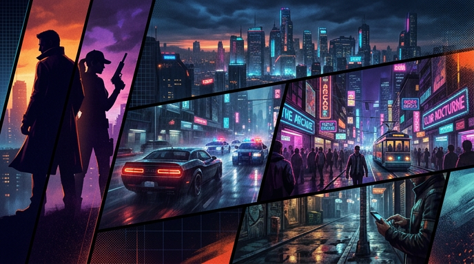 Cinematic montage of city streets, characters, vehicles, and trailer-style scenes representing confirmed GTA 6 Trailer 2 details.